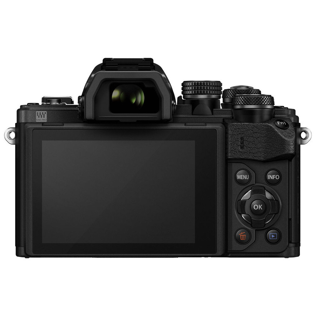 Цифровий фотоапарат Olympus E-M10 mark II Pancake Double Zoom 14-42 + 40-150 Kit B/B/B (V207053BE000) - зображення 4