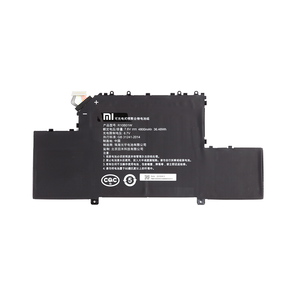 Акумулятор до ноутбука Xiaomi R10B01W (Mi Notebook Air 12.5"), 4800mAh, 4cell, 7.6V, Li-Pol (NB530014) - зображення 1