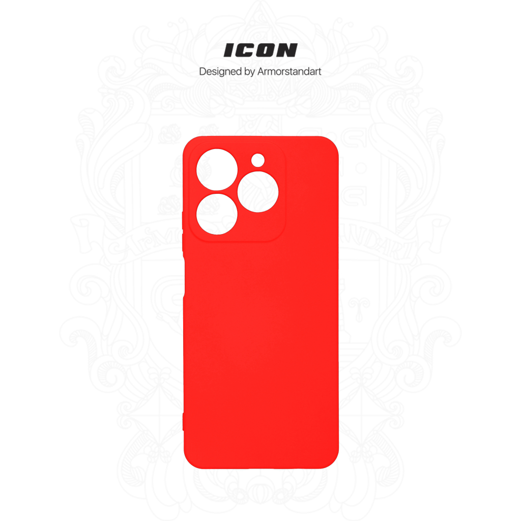 Чохол до мобільного телефона Armorstandart ICON Realme C63 4G / C61 4G Camera cover Red (ARM78461) - зображення 3
