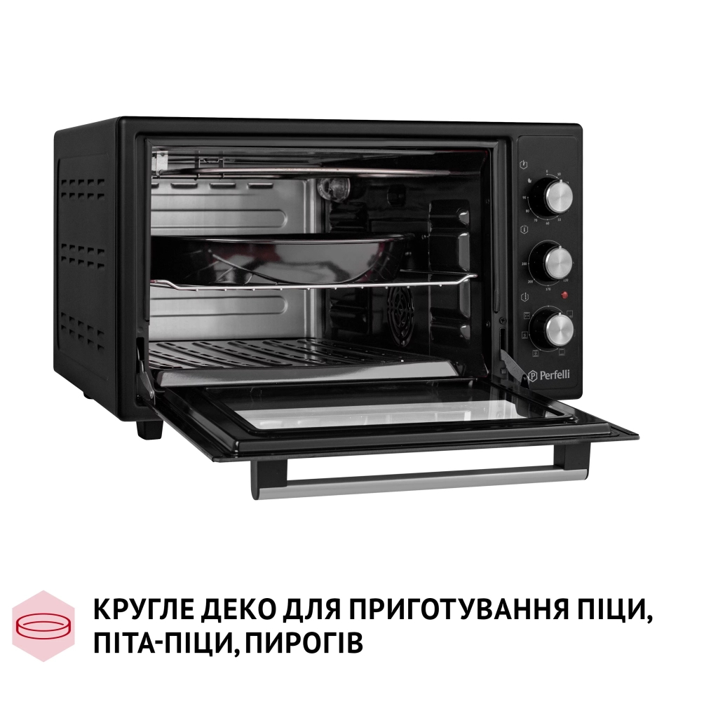 Електропіч Perfelli SIERRA 37 BLACK - зображення 7
