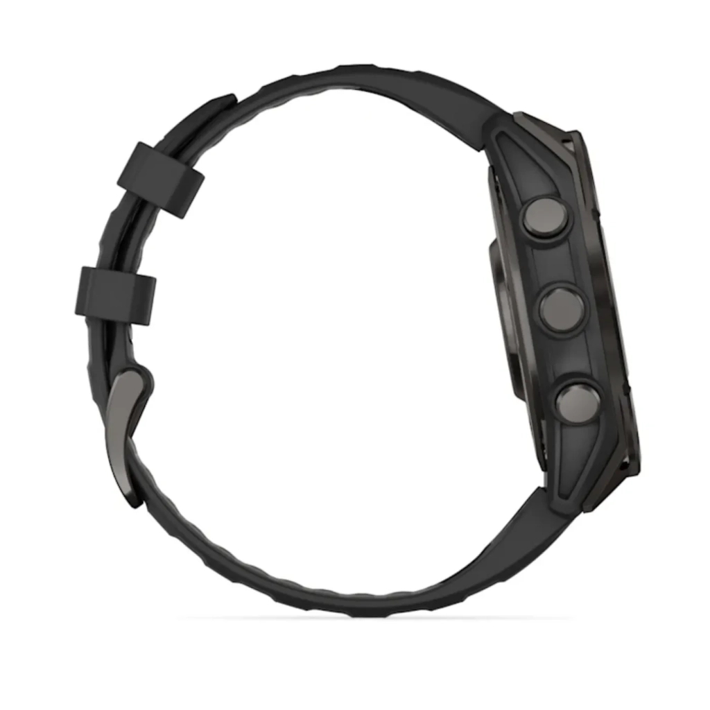 Смарт-годинник Garmin fenix 8 47mm, AMOLED, Saph, CrbnGryTi/Blk, Blk/PebbleGryBnd, GPS (010-02904-21) - зображення 4