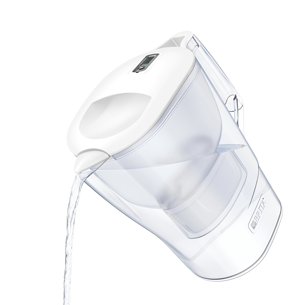 Фільтр-глечик Brita Aluna Memo MXPro 2.4л (1.4л очищеної води) з фільтр-картриджем, білий (1052801) - зображення 4