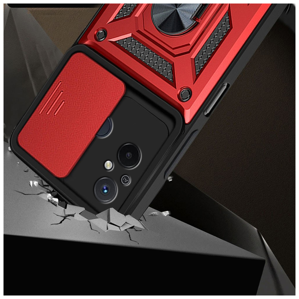 Чохол до мобільного телефона BeCover Military Xiaomi Redmi 12C Red (709168) - зображення 3