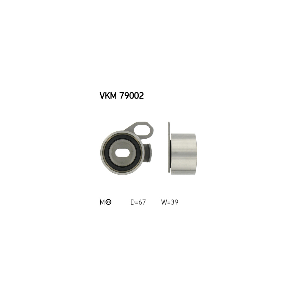Ролик натягувача ременя SKF VKM 79002 - зображення 1