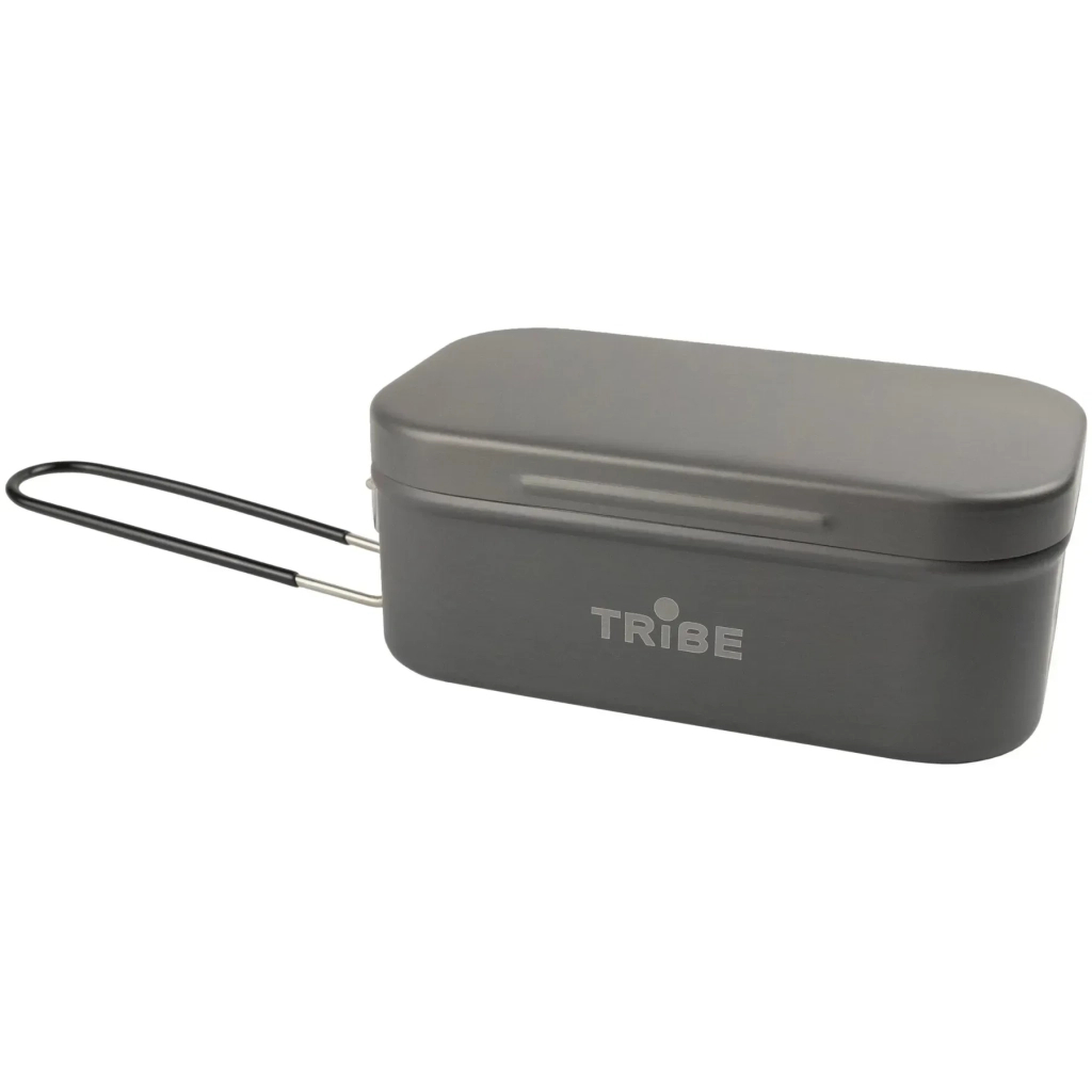 Миска туристична Tribe Lunch Box Alu T-FG-0016-grey, , шт (T-FG-0016-grey) - изображение 2