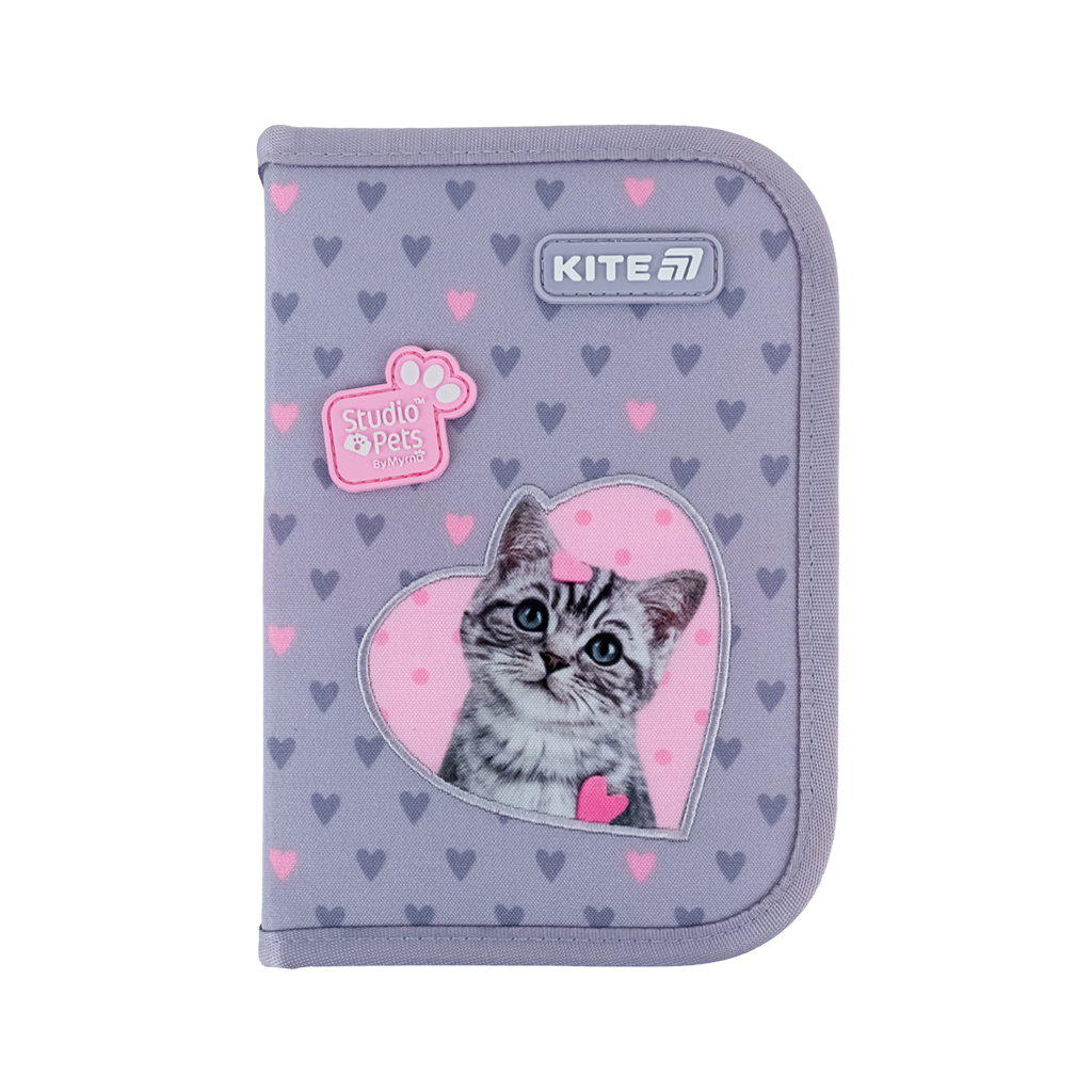 Пенал Kite 621 Studio Pets, 1 відділення, 1 відворот (SP25-621) - изображение 3