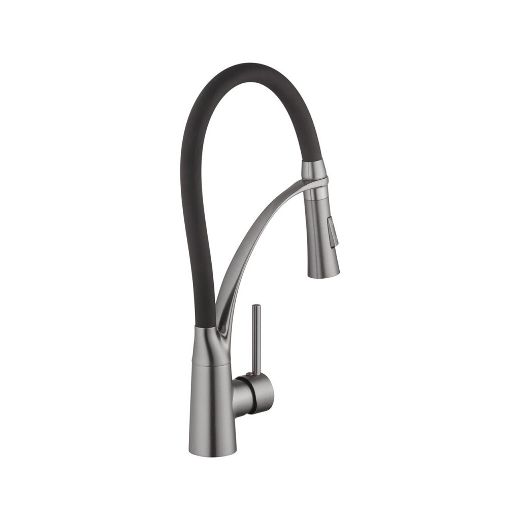 Змішувач Kroner Ersel-GRP03393BLK - зображення 2