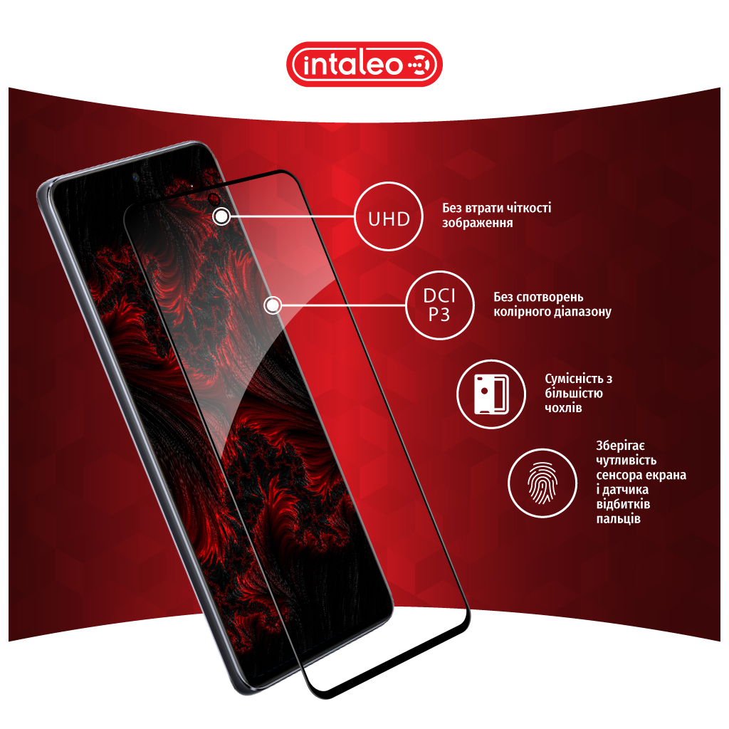 Скло захисне Intaleo Full Glue Huawei Nova 10 SE Black (1283126546495) - зображення 4