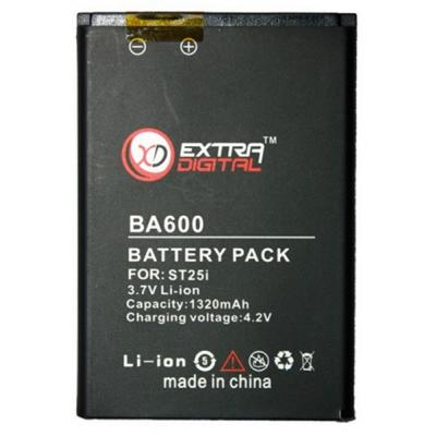 Акумуляторна батарея Extradigital Sony Ericsson BA600 (1320 mAh) (BMS6344) - зображення 1