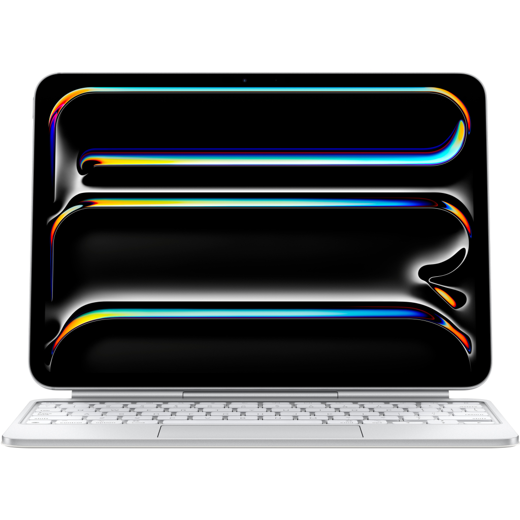 Чохол до планшета Apple Magic Keyboard for iPad Pro 11inch (M4) - Ukrainian - White,Model A2975 (MWR03UA/A) - зображення 2