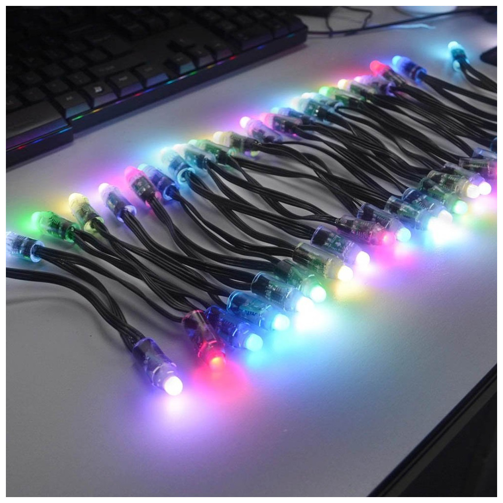 Гірлянда ColorWay Smart LED RGB WiFi+Bluetooth 10M 60LED IP65 (CW-GS-60L10UMC) - зображення 4