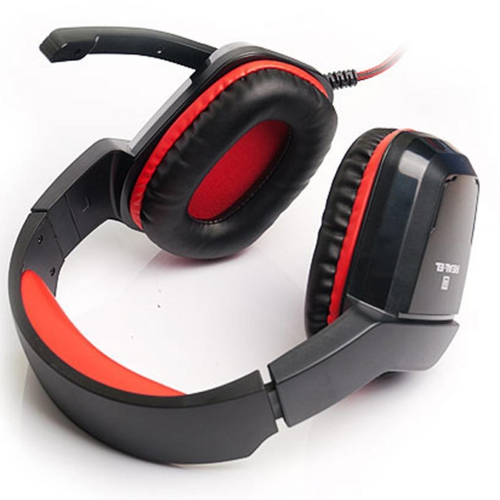 Навушники REAL-EL GDX-7550 Black-Red - зображення 4