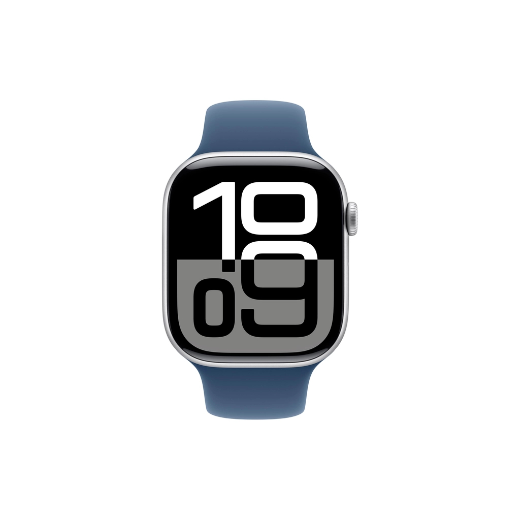 Смарт-годинник Apple Watch Series 10 GPS 46mm Silver Aluminium Case with Denim Sport Band - S/M (MWWL3QH/A) - изображение 2