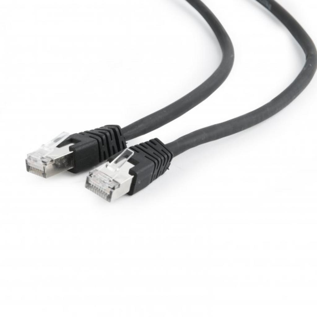 Патч-корд 1м FTP cat 6 Cablexpert (PP6-1M/BK) - зображення 1