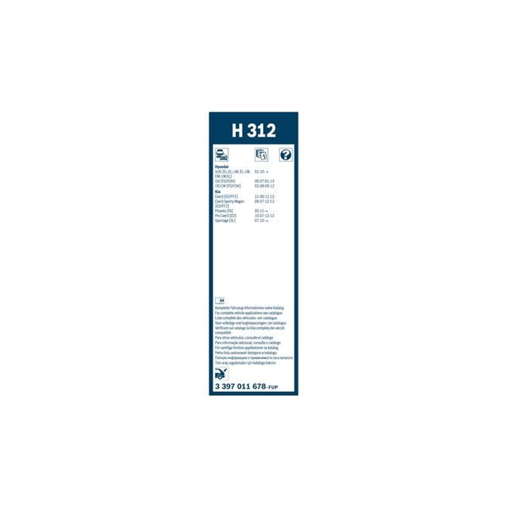 Щітка склоочисника Bosch 3 397 011 678 - изображение 6