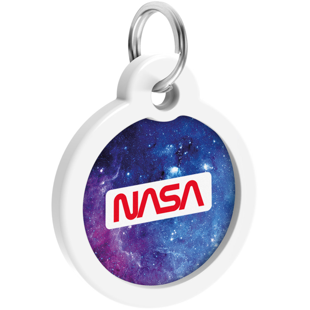 Адресник для тварин WAUDOG Smart ID з QR паспортом "NASA21", коло 30 мм (230-0148) - зображення 4