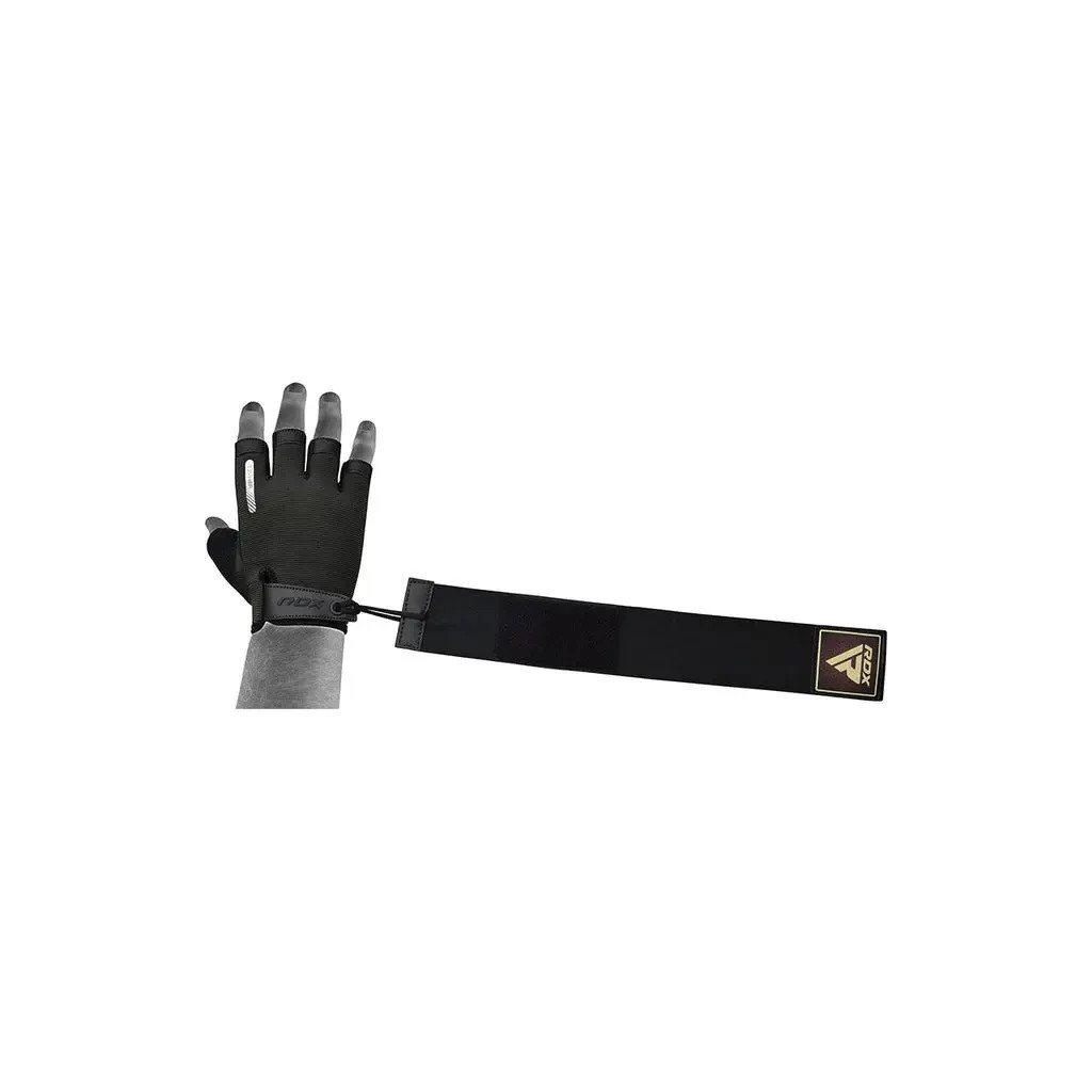 Рукавички для фітнесу RDX T2 Half Brown XL (WGA-T2HBR-XL) - зображення 6