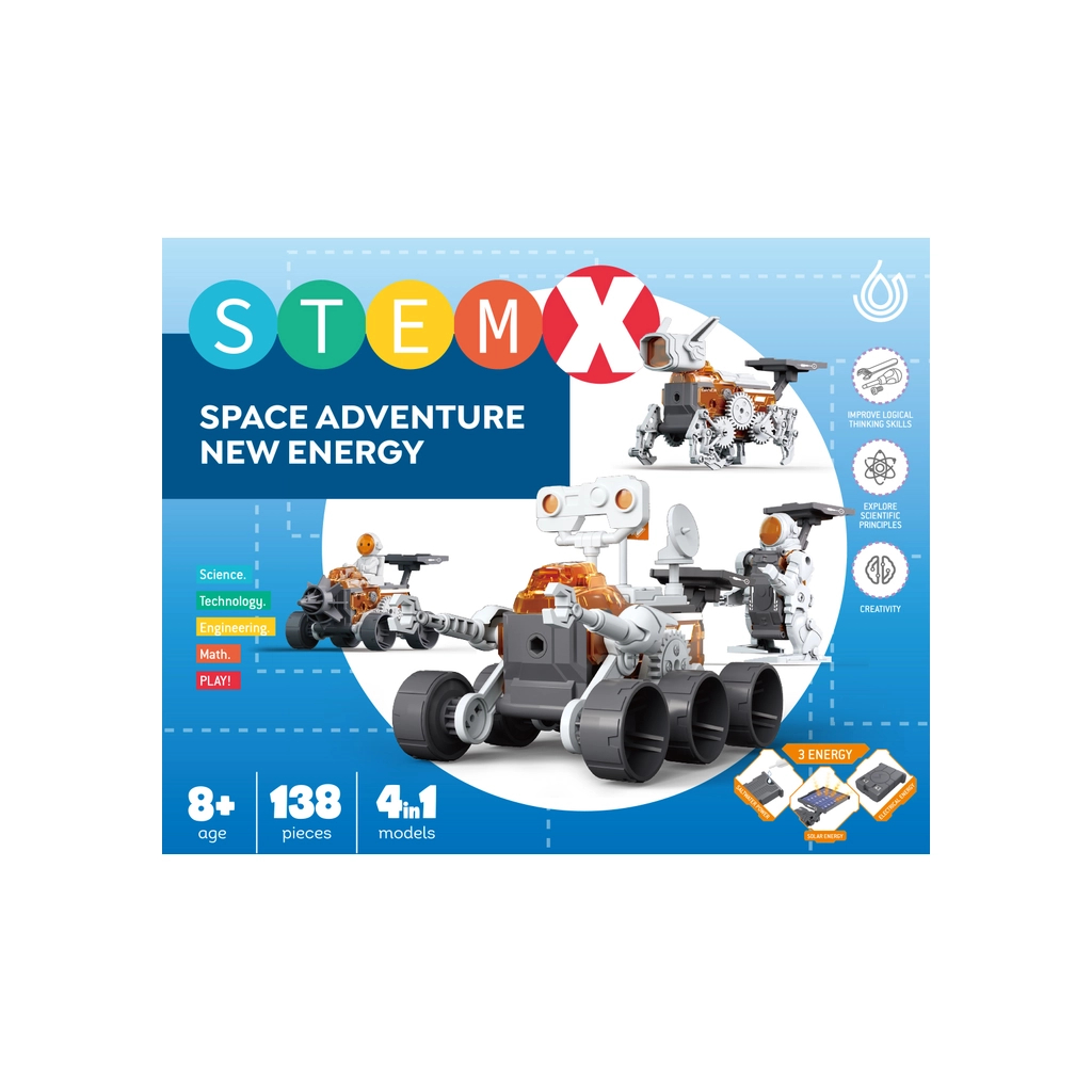 Конструктор Stem 4 в 1 Космічна пригода 138 деталей (3858894673049) - зображення 3