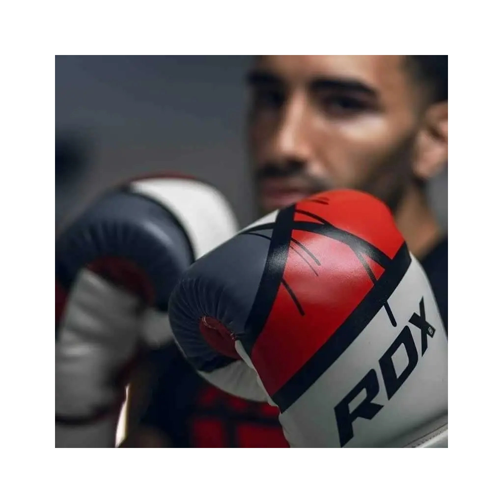 Боксерські рукавички RDX F7 Ego Red 12 унцій (BGR-F7R-12oz) - зображення 9