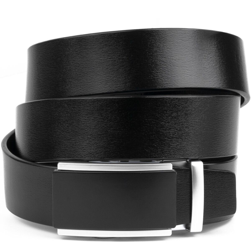 Ремінь Vintage Чоловічий з автоматичною пряжкою Чорний (20294) - зображення 1
