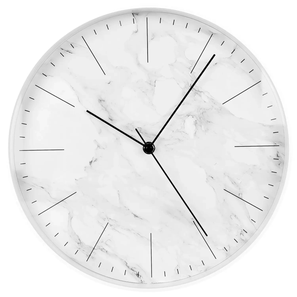 Настінний годинник Technoline White Marble 635205 (DAS301213) - зображення 1