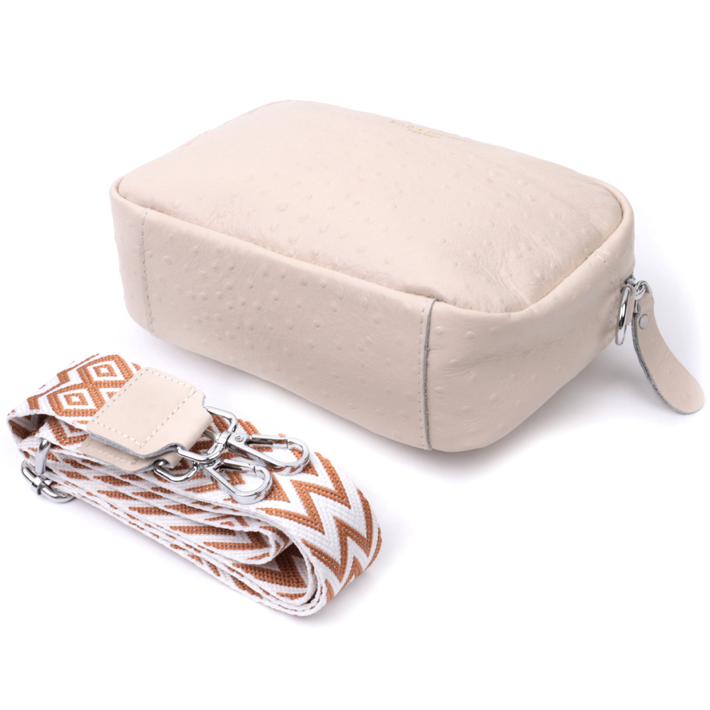 Сумка Vintage З натуральної шкіри Біла (22660) - зображення 7