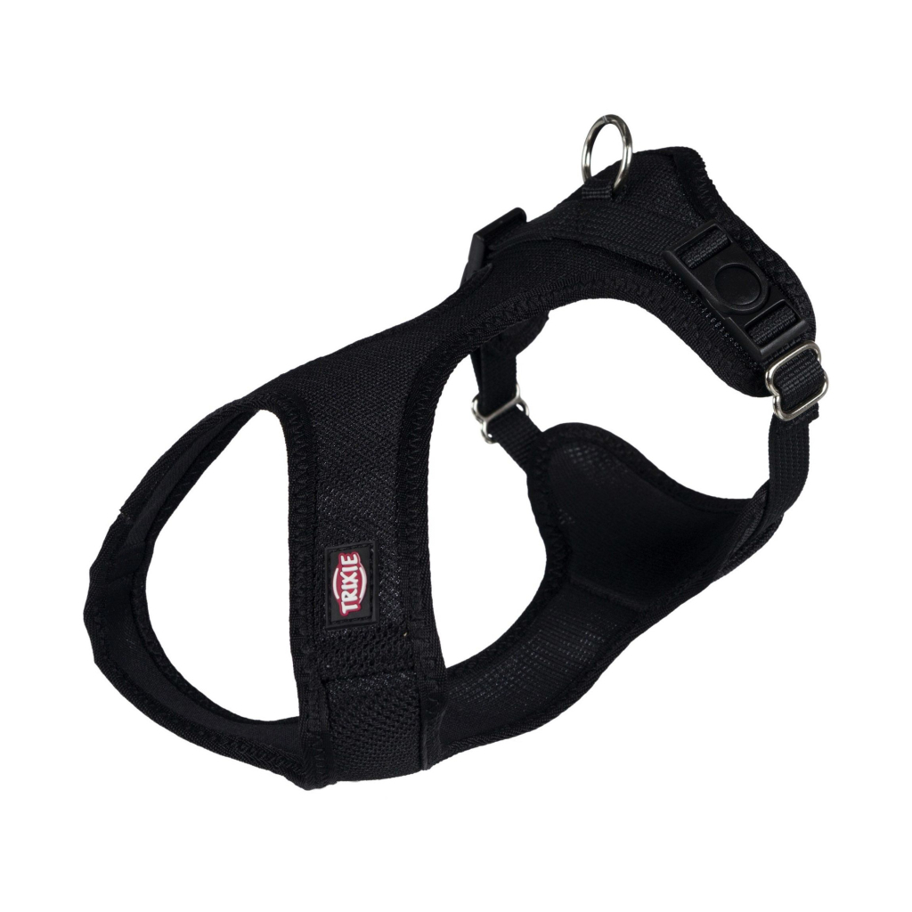 Шлея для собак Trixie Soft м'яка XXS-XS 28-40 см/15 мм чорна (4047974162514) - зображення 1