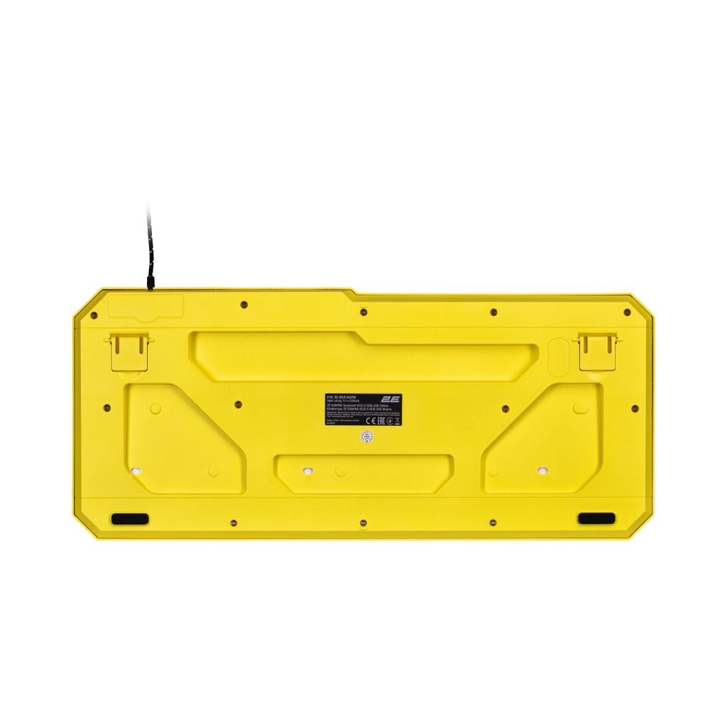 Клавіатура 2E Gaming KG315 RGB USB UA Yellow (2E-KG315UYW) - зображення 2