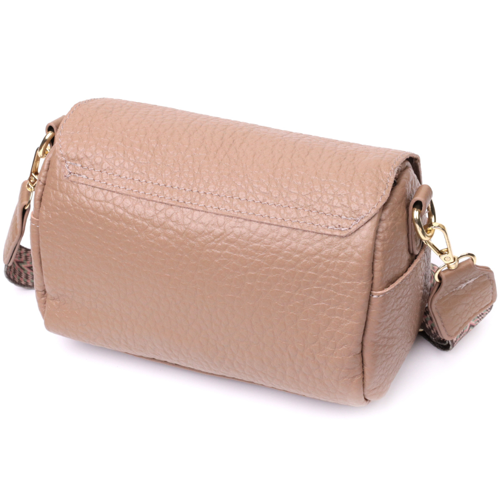 Сумка Vintage Шкіряна жіноча з плечовою лямкою Бежева (22403) - зображення 2