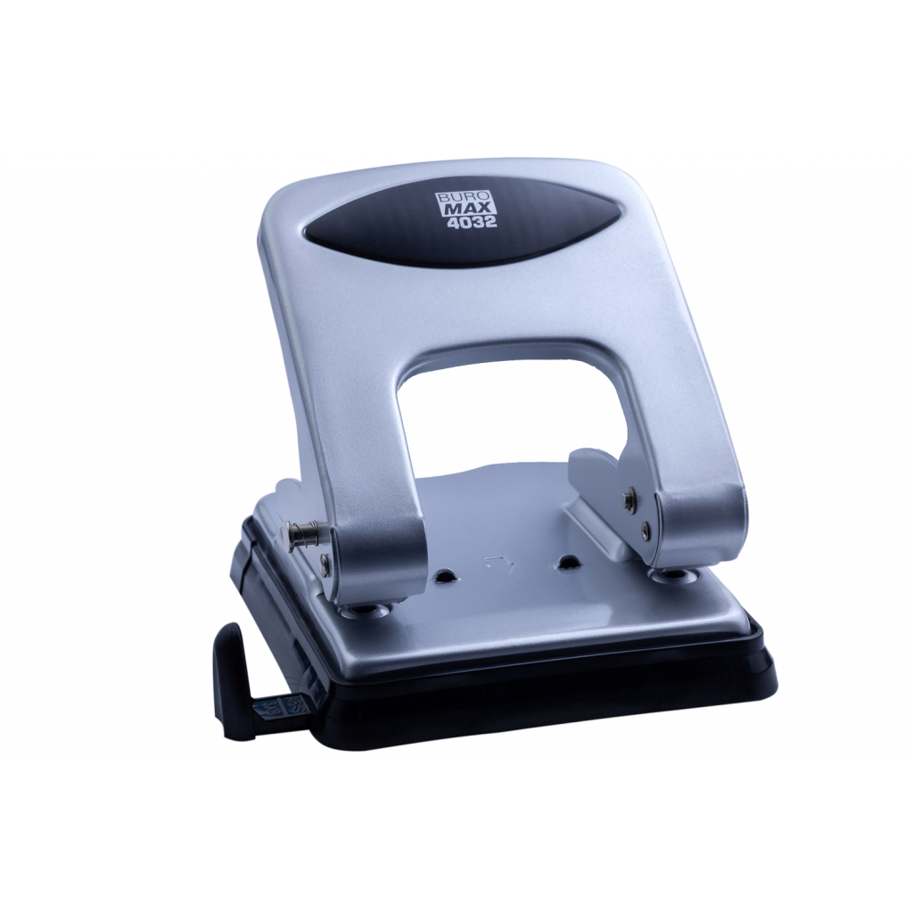 Діркопробивач Buromax 40 аркушів Сріблястий (BM.4032-24) - зображення 1