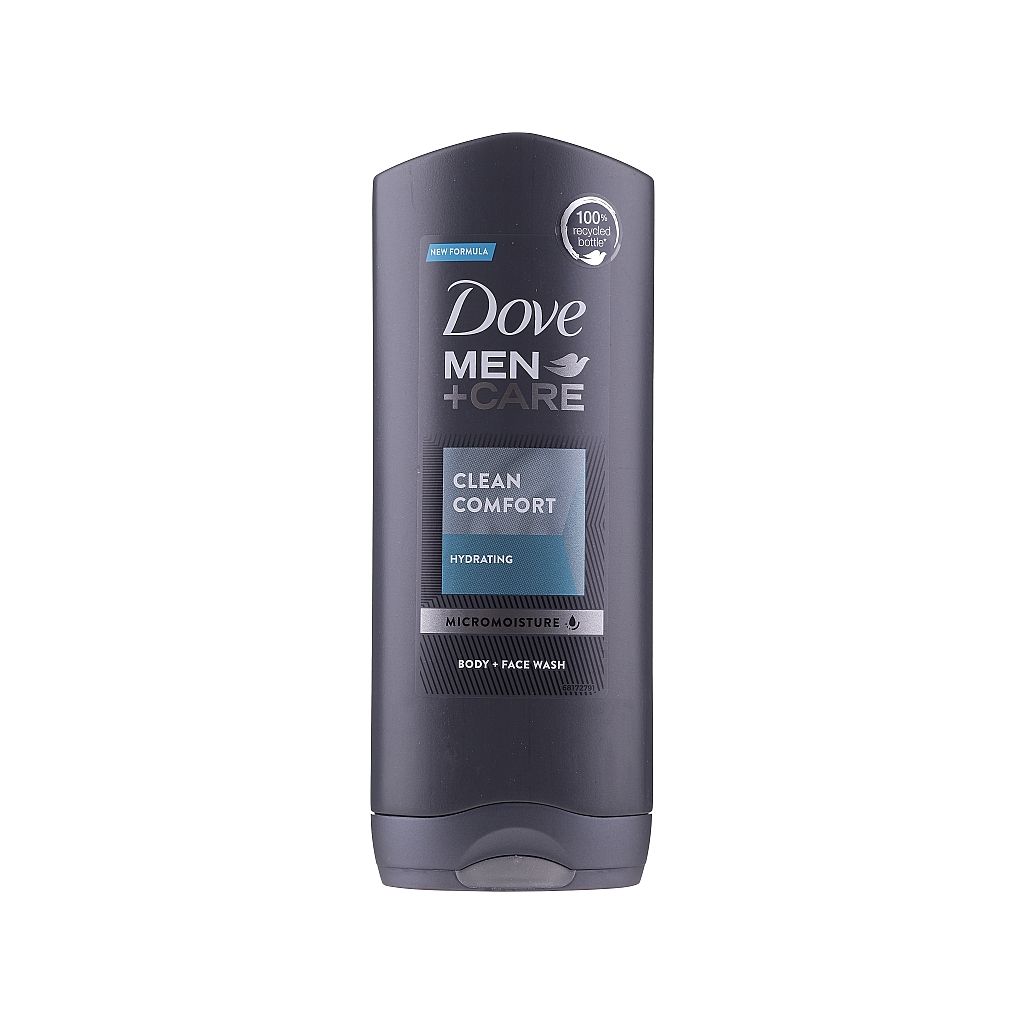 Гель для душу Dove Men+Care Чистота та комфорт 250 мл (8720181313417) - зображення 1