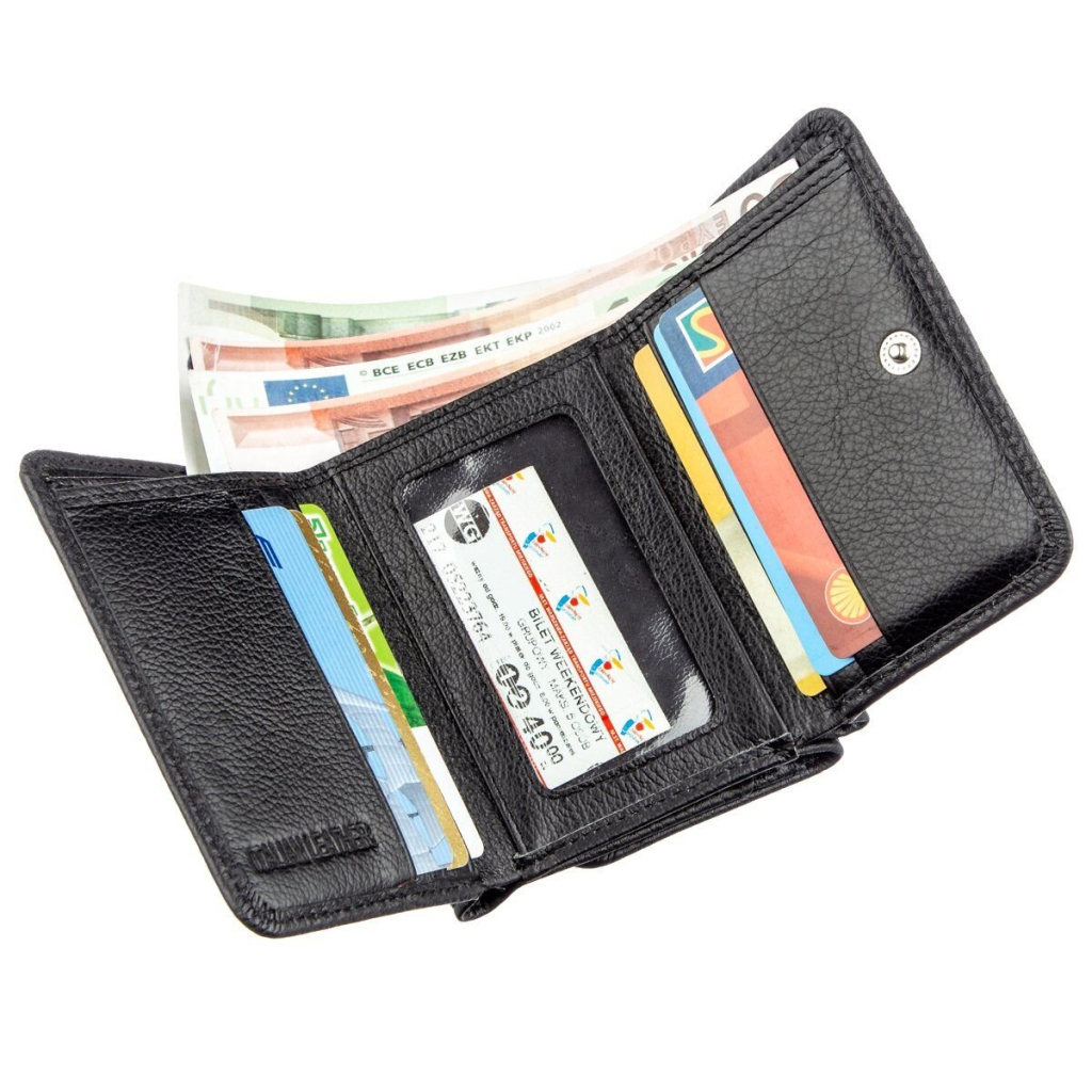 Гаманець ST Leather Зі шкіри Чорний (18886) - зображення 5