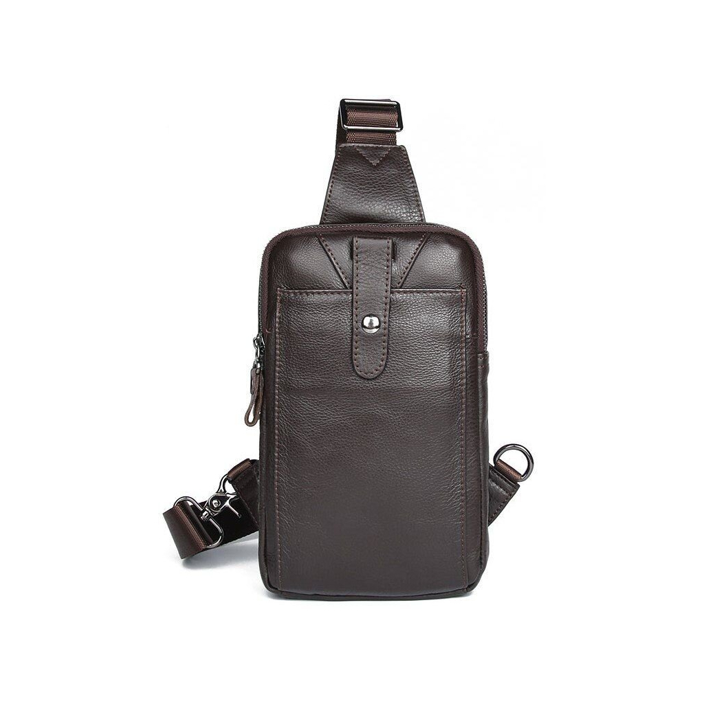 Сумка Vintage Шкіряна через плече Коричнева (14983) - зображення 1