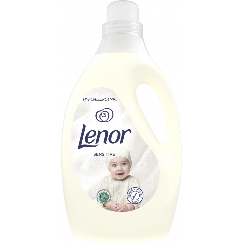 Кондиціонер для білизни Lenor Для чутливої та дитячої шкіри 2.905 л (8001841163666) - зображення 1