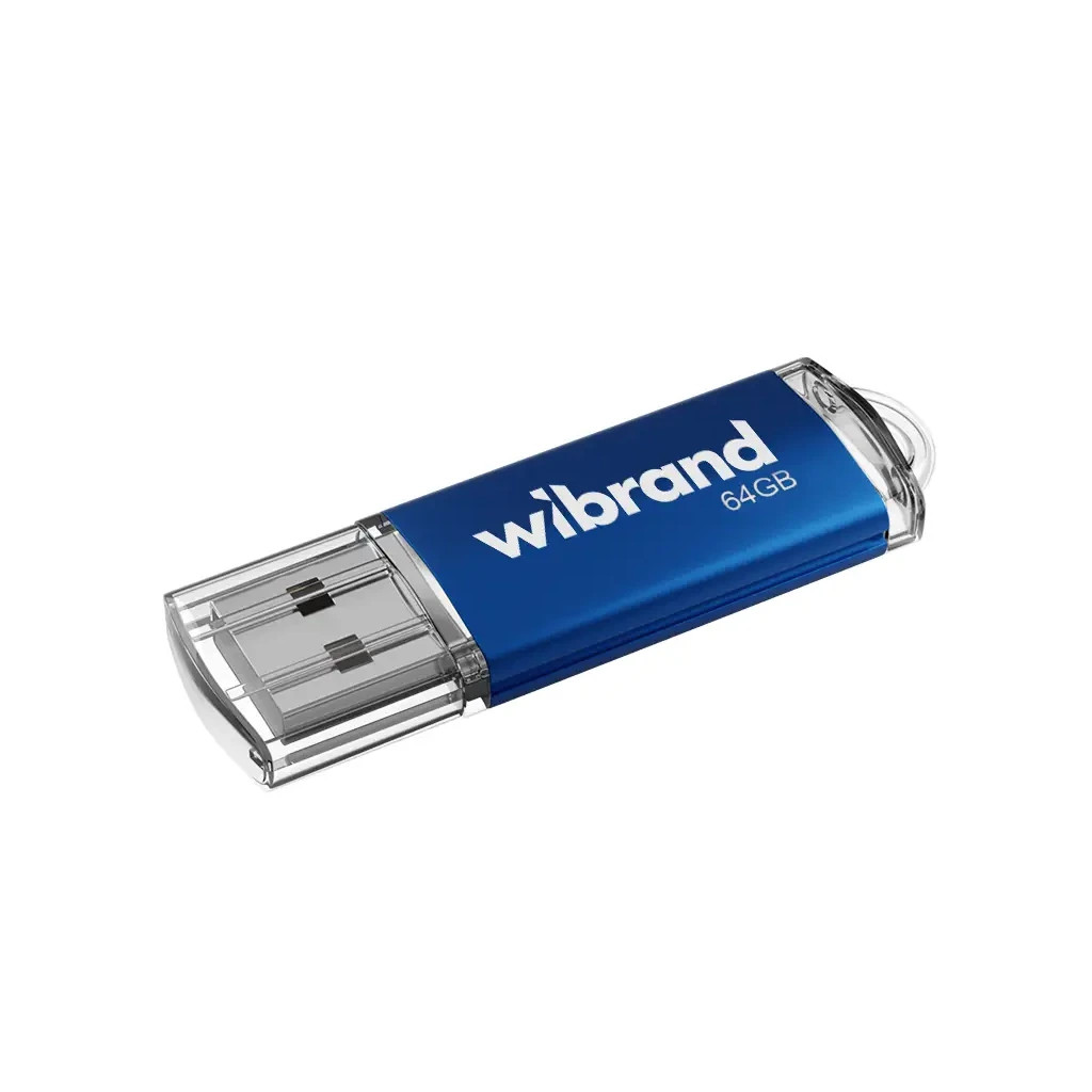 USB флеш накопичувач Wibrand 64GB Cougar Blue USB 2.0 (WI2.0/CU64P1U) - зображення 1