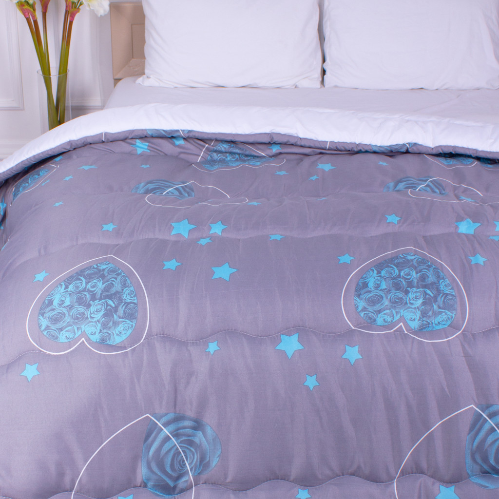 Ковдра MirSon шовкова зимова №5271 Print Line Nancy 172x205 см (2200006103592) - зображення 3