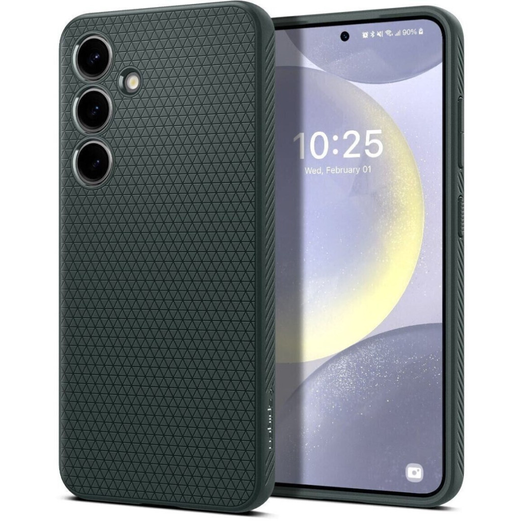 Чохол до мобільного телефона Spigen Samsung Galaxy S24+, Liquid Air, Abyss Green (ACS07328) - зображення 12