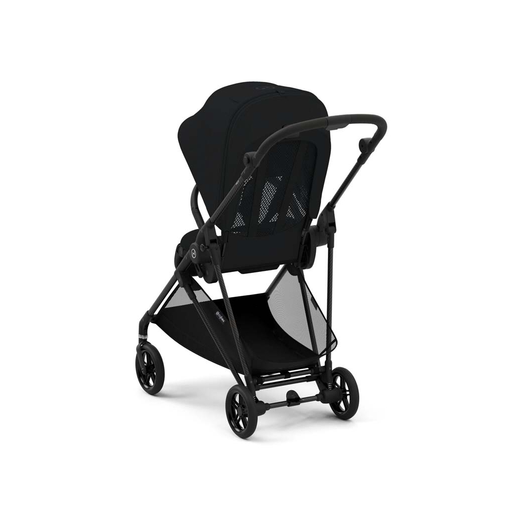 Коляска Cybex Melio Carbon Moon Black (з бампером) (522002639) - зображення 6