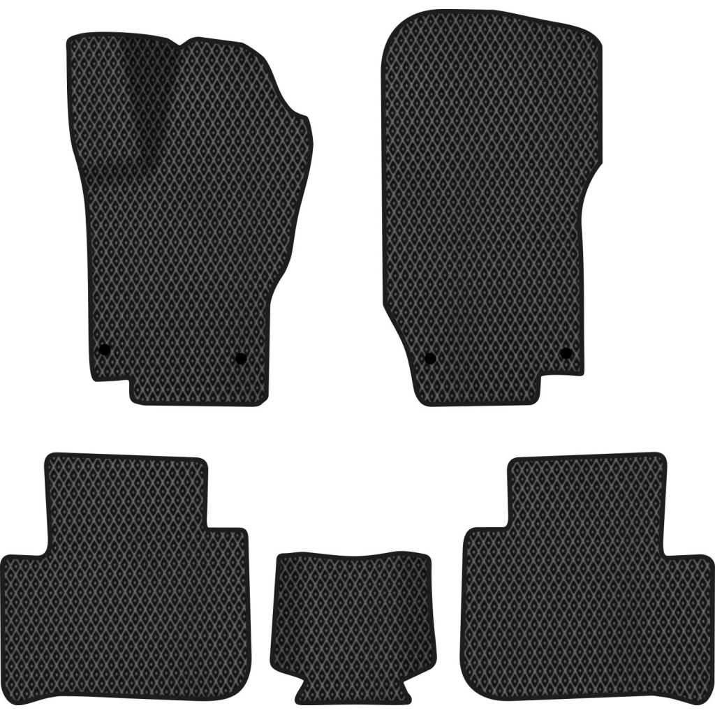 Килимок в салон EVAtech Mercedes-Benz ML-Class (W164) 2005-2011 2 поко (MB1800CD5MS4RBB) - зображення 1