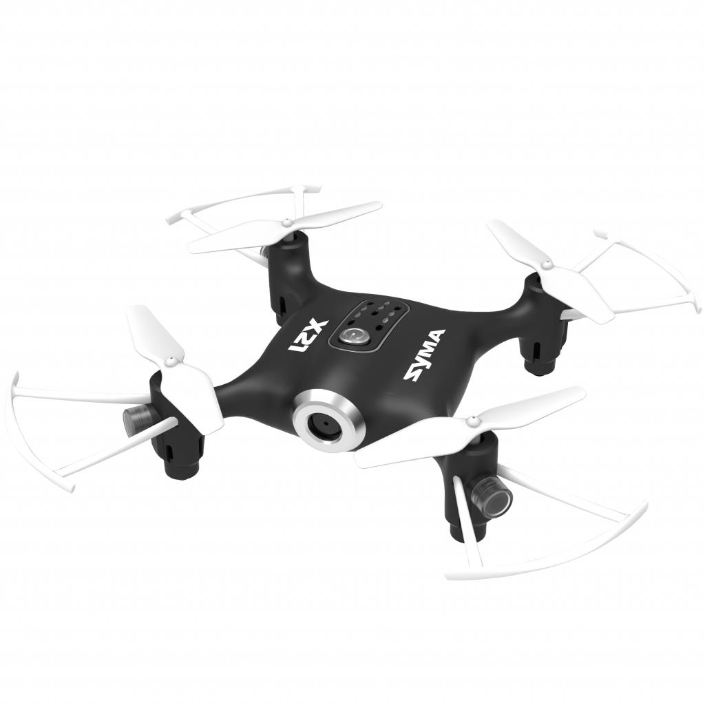 Радіокерована іграшка Syma Квадрокоптер 2,4 Ггц 13,5 cм (X21 Black) - зображення 1