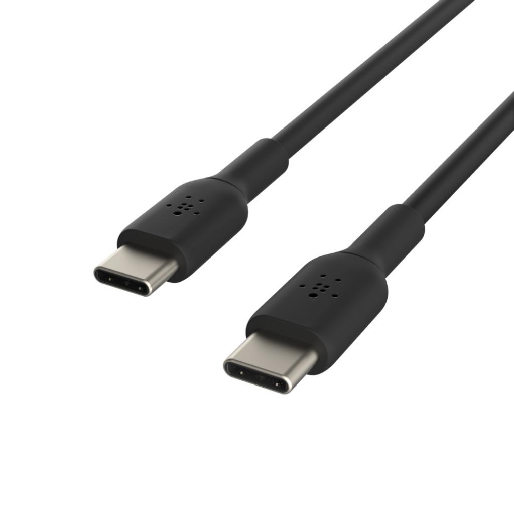 Дата кабель USB-С - USB-С, PVC, 2m, black Belkin (CAB003BT2MBK) - зображення 5