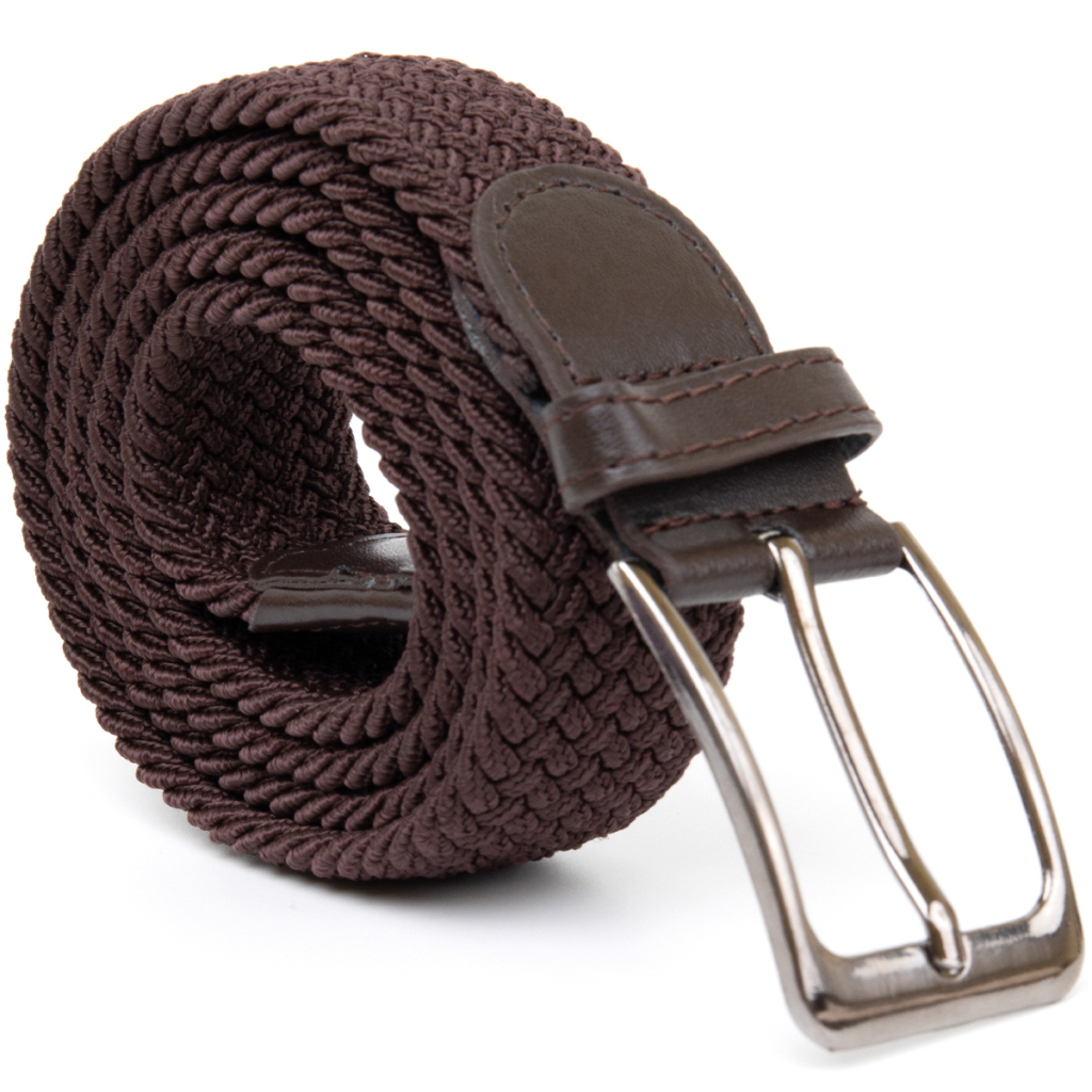 Ремінь Vintage Текстильний чоловічий Коричневий (20523) - зображення 2