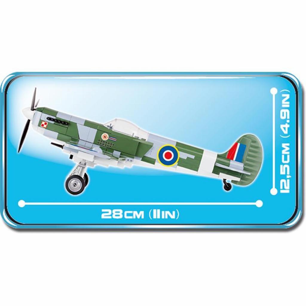 Конструктор Cobi Вторая Мировая Война Самолет Спитфайр, 290 деталей (COBI-5512) (5902251055127) - зображення 5