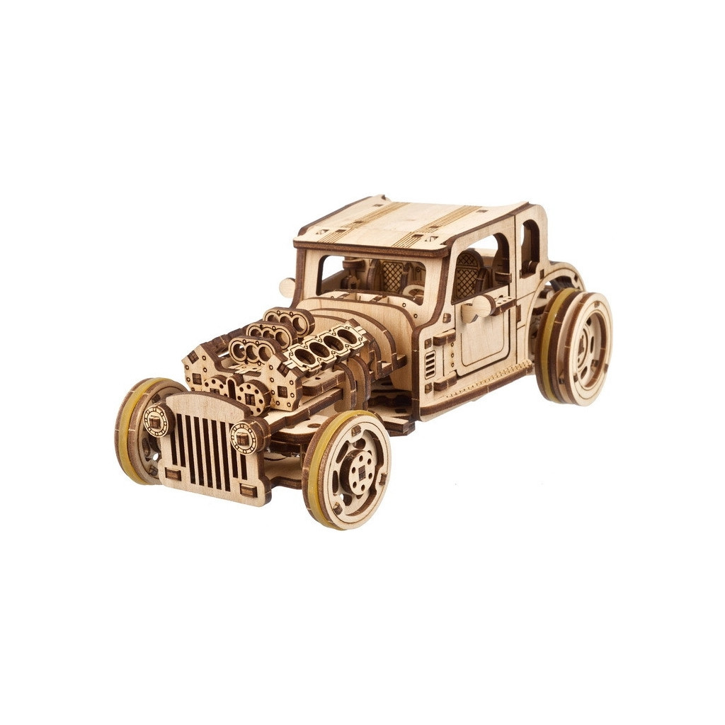 Конструктор Ugears Хот Род Люта миша (6337472) - зображення 3