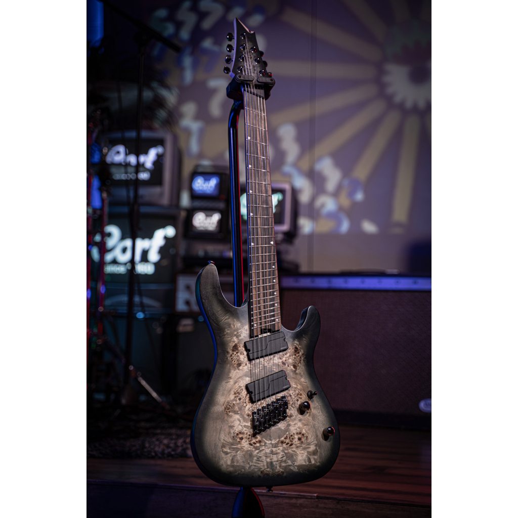 Електрогітара Cort KX507 Multi Scale Star Dust Black - зображення 7