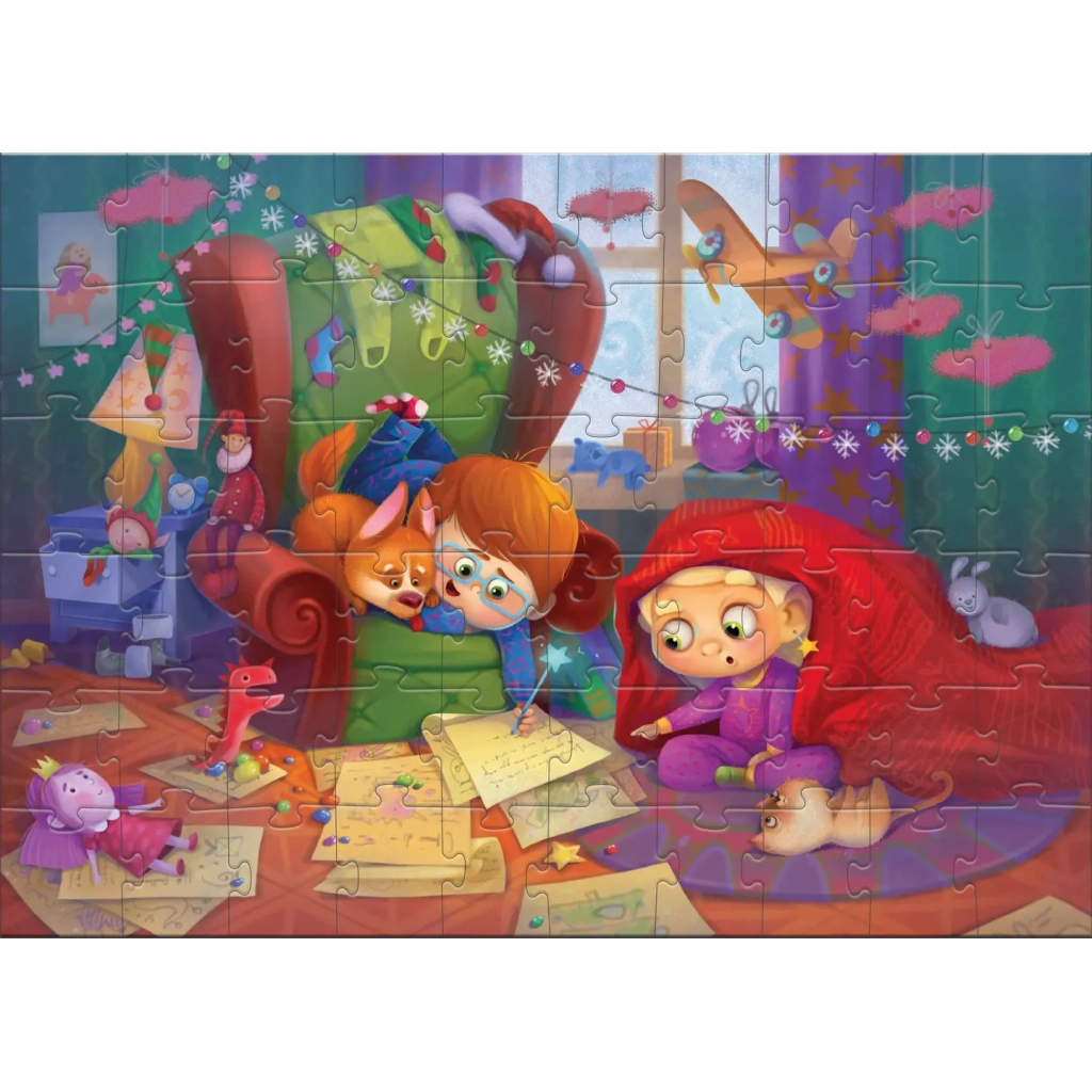 Пазл DoDo Лист до Санти, 60 елементів (300574) - зображення 2