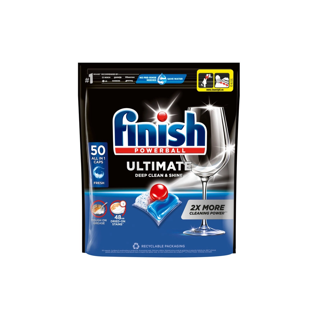 Таблетки для посудомийних машин Finish Ultimate All in 1 50 шт. (5908252002894/5908252004829) - зображення 1