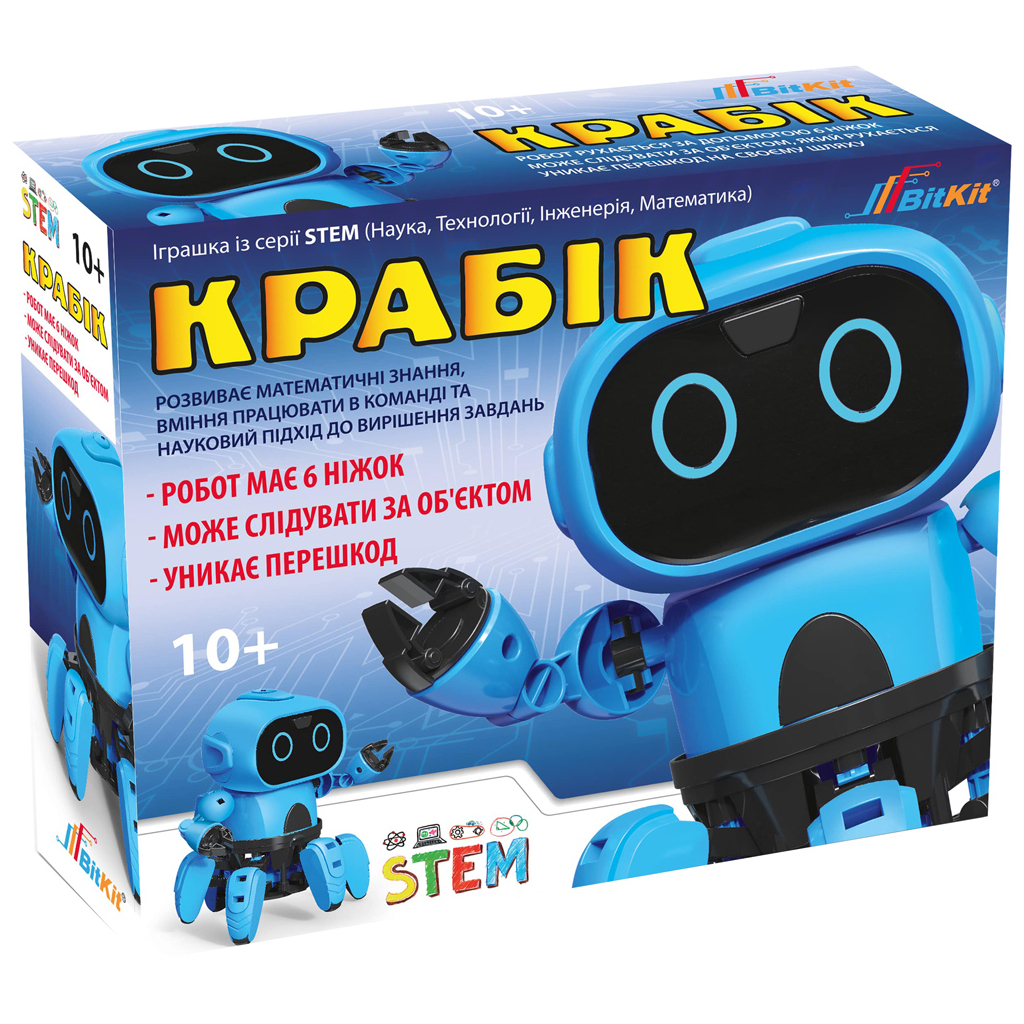 Конструктор BitKit Крабік - розумний робот (16771) - зображення 1