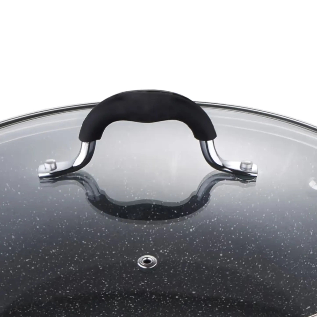 Сковорода MasterPro Home edition, Вок з кришкою, 28 см (BGMP-3289-BK) - зображення 5