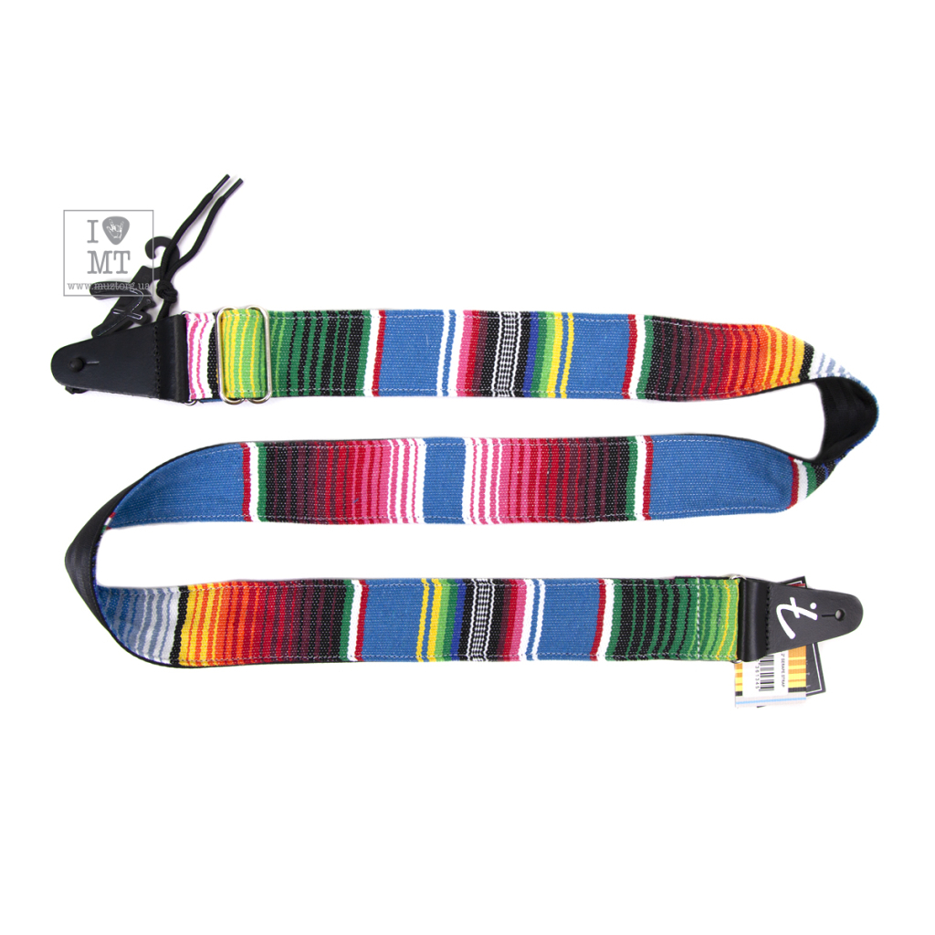 Ремінь для гітари Fender Strap 2" Serape Blue Multi (230637) - зображення 2